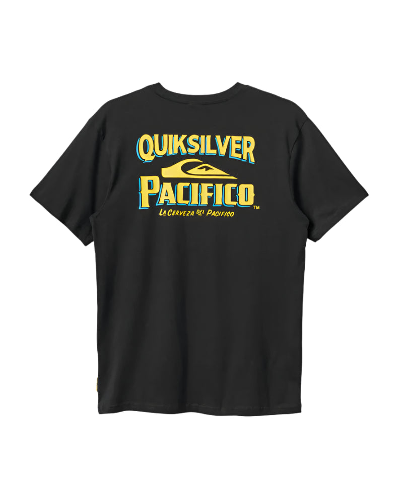 Quiksilver Mens Pacifico Signage Short Sleeve T-Shirt