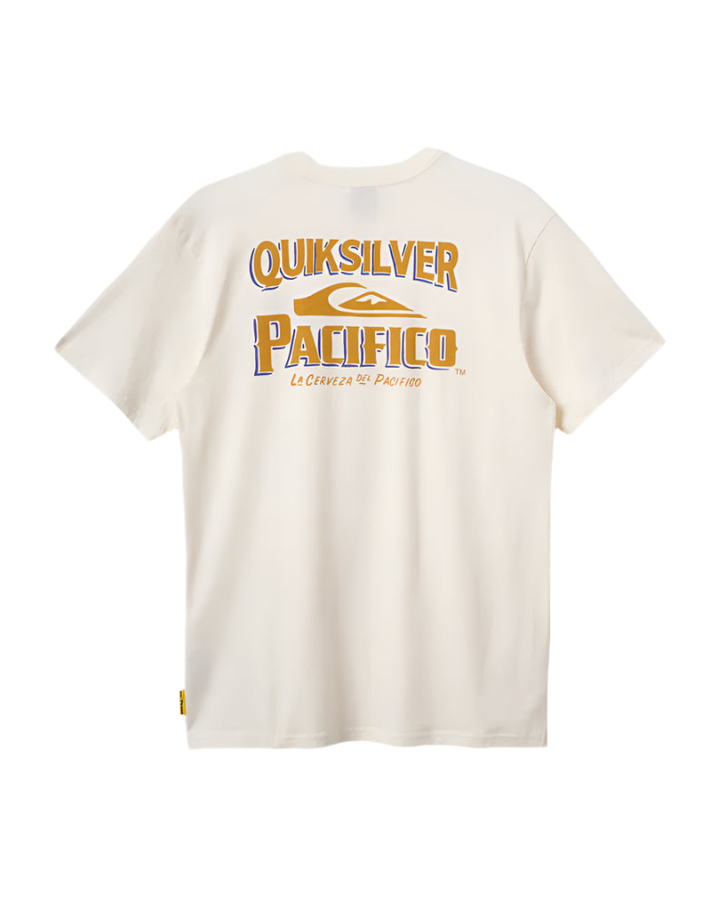 Quiksilver Mens Pacifico Signage Short Sleeve T-Shirt