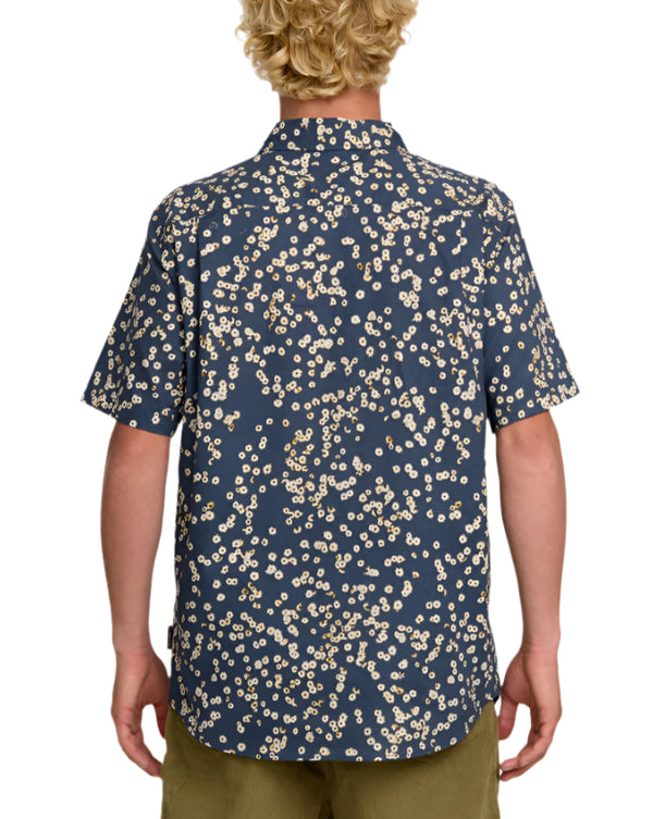 Quiksilver Mens Cosmic Fields Classic Short Sleeve Shirt