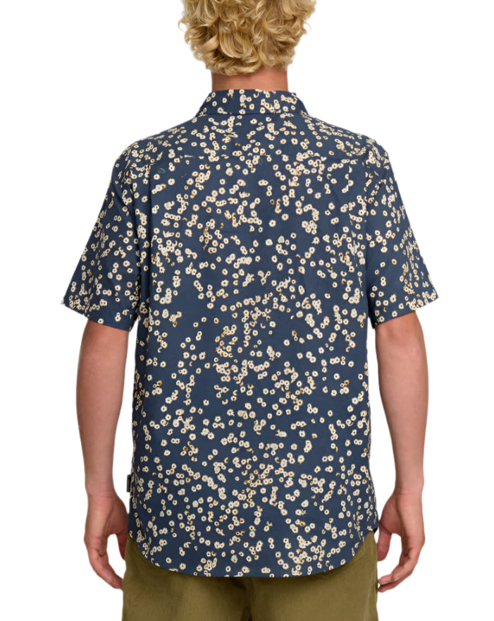 Quiksilver Mens Cosmic Fields Classic Short Sleeve Shirt