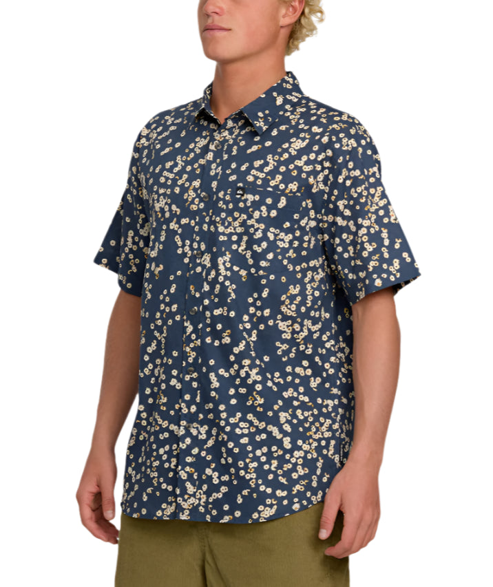 Quiksilver Mens Cosmic Fields Classic Short Sleeve Shirt