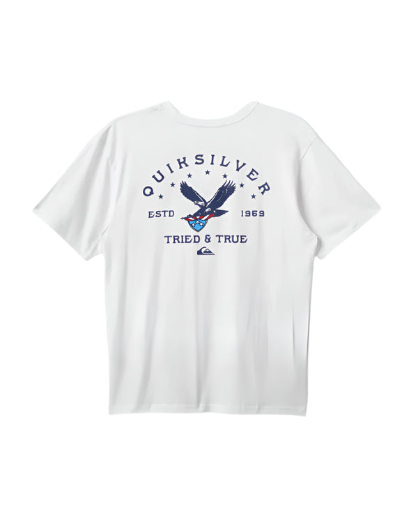 Quiksilver Mens Eagle USA Short Sleeve T-Shirt