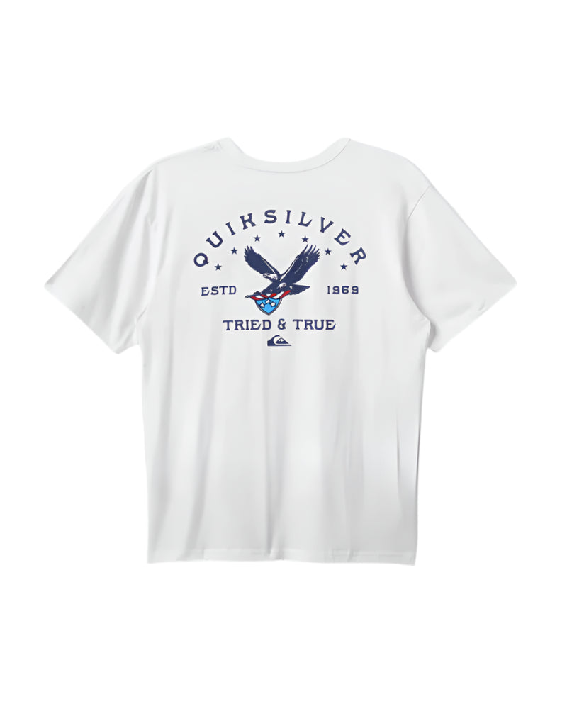 Quiksilver Mens Eagle USA Short Sleeve T-Shirt