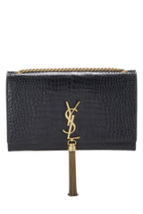 Yves Saint Laurent Embossed Kate Tassel Medium Crossbody Handbag