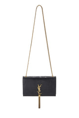 Yves Saint Laurent Embossed Kate Tassel Medium Crossbody Handbag