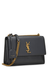 Yves Saint Laurent Calfskin Sunset Medium Crossbody Handbag