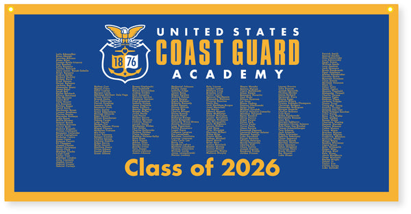 Coast Guard Academy Banner - Class of 2026