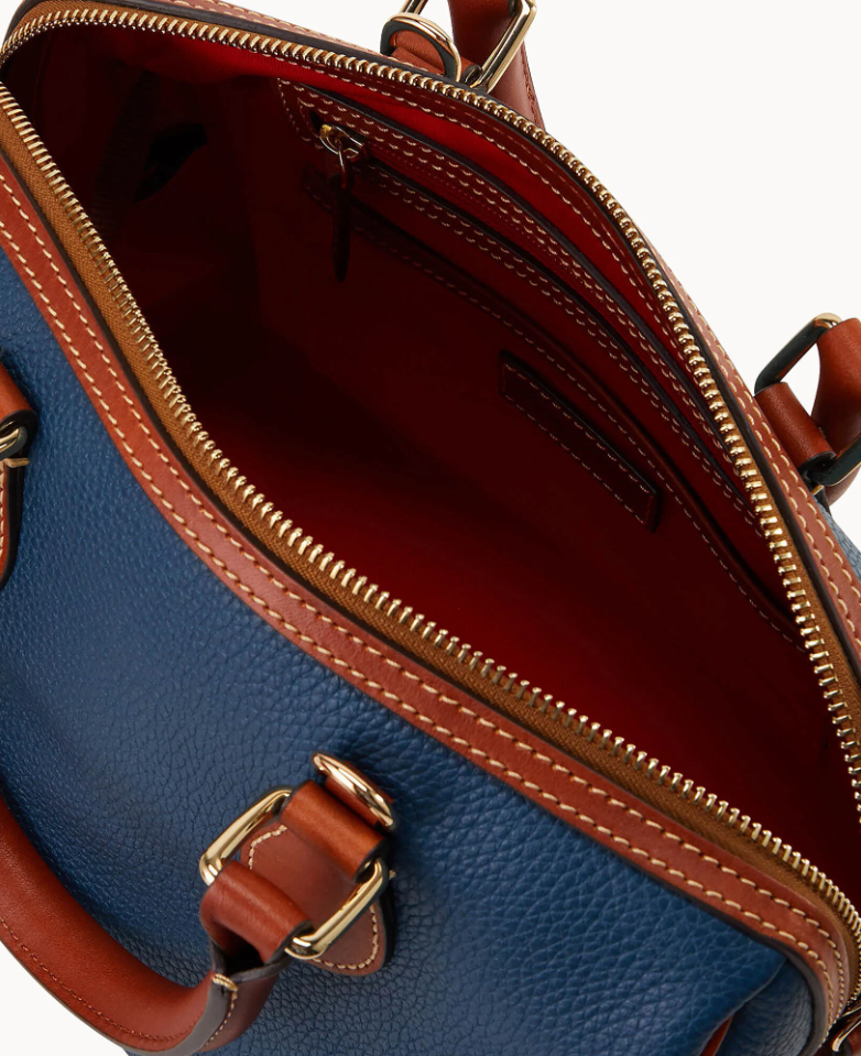 Dooney & Bourke Pebble Grain Barrel Satchel Handbag