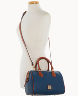 Dooney & Bourke Pebble Grain Barrel Satchel Handbag