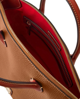 Dooney & Bourke Pebble Grain Domed Satchel Handbag