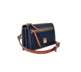 Dooney & Bourke Pebble Grain Multi Zip Crossbody Handbag