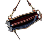 Dooney & Bourke Pebble Grain Multi Zip Crossbody Handbag