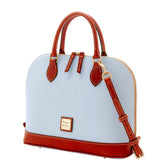 Dooney & Bourke Pebble Grain Zip Zip Satchel Handbag