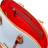 Dooney & Bourke Pebble Grain Zip Zip Satchel Handbag