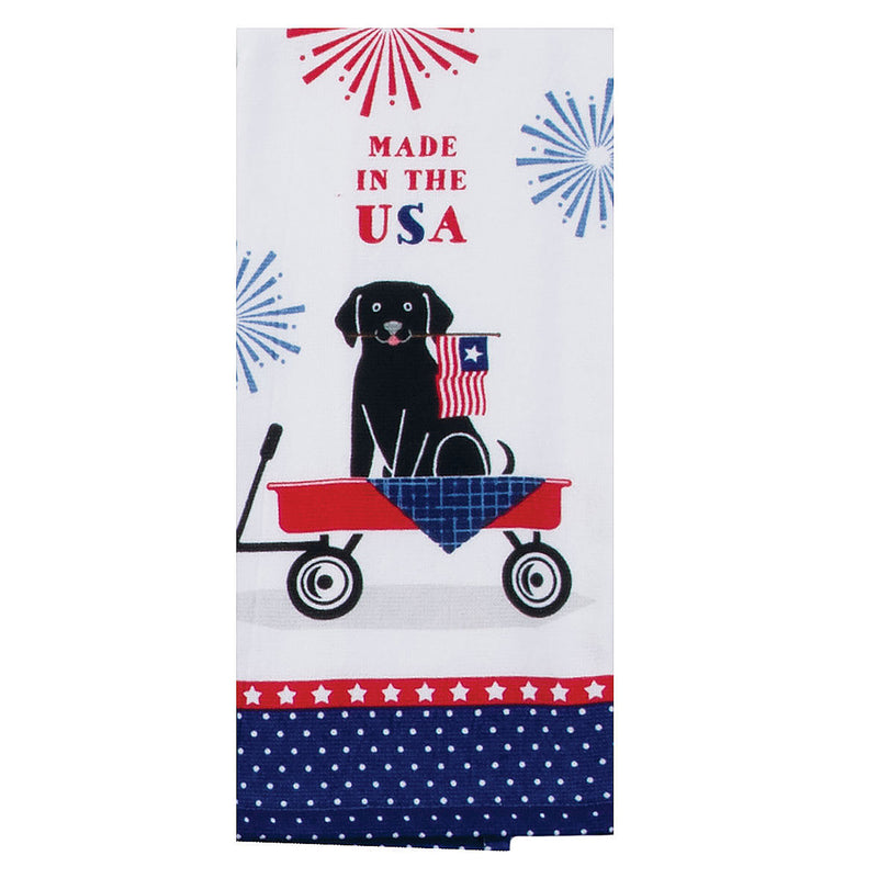 Kay Dee Designs Patriotic Pups Made In The USA Terry Kitchen Towel