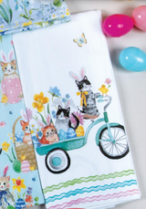 Kay Dee Designs Easter Bike Kitties Dual Purpose Terry Kitchen Towel