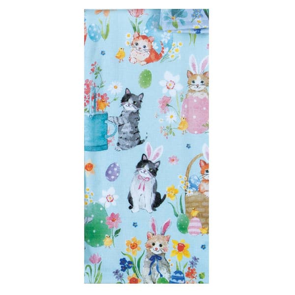 Kay Dee Designs Easter Parade Kitties Toss Dual Purpose Terry Kitchen Towel