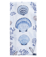 Kay Dee Designs Blue Shell Coastal Scallops Dual Purpose Terry Kitchen Towel