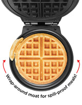 CHEFMAN Anti-Overflow Belgian Waffle Maker