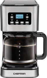 CHEFMAN 12-Cup Programmable Coffee Maker with Auto-Brew Function