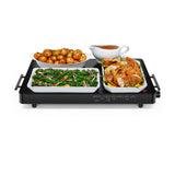 CHEFMAN Family-Sized Glass Top Warming Tray