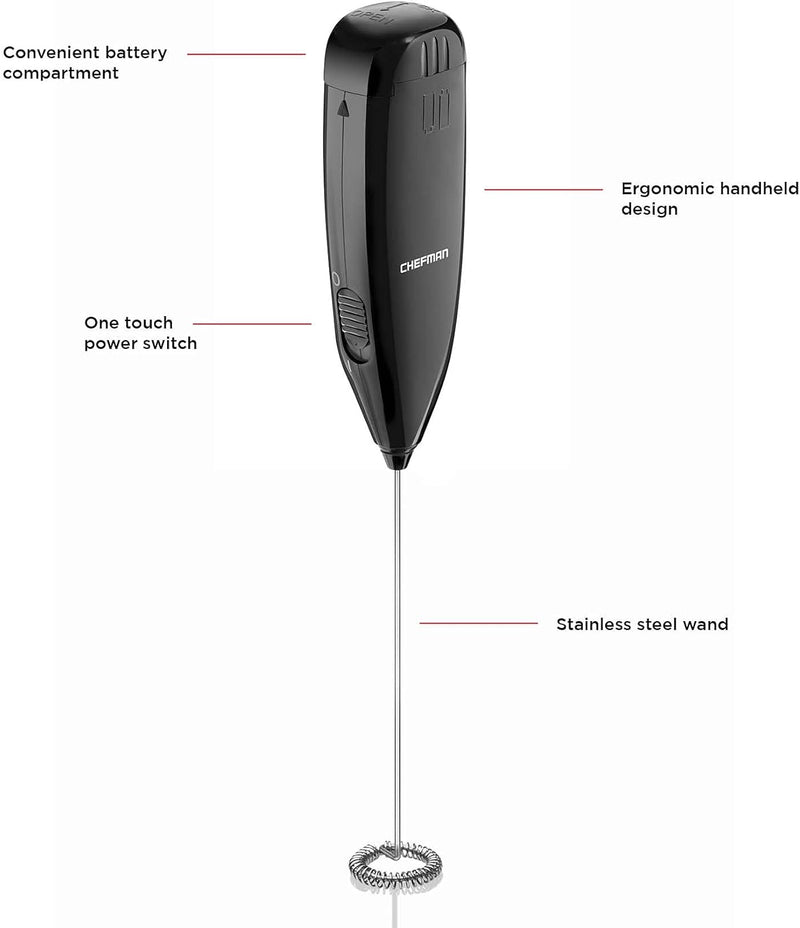 CHEFMAN Handheld Milk Frother