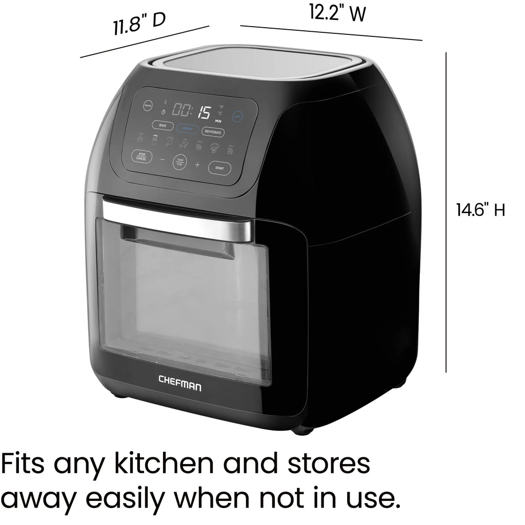Better Chef 10" Deep Fryer - Heavy Duty 3mm Aluminum With Glass Lid & Cool-Touch Handles