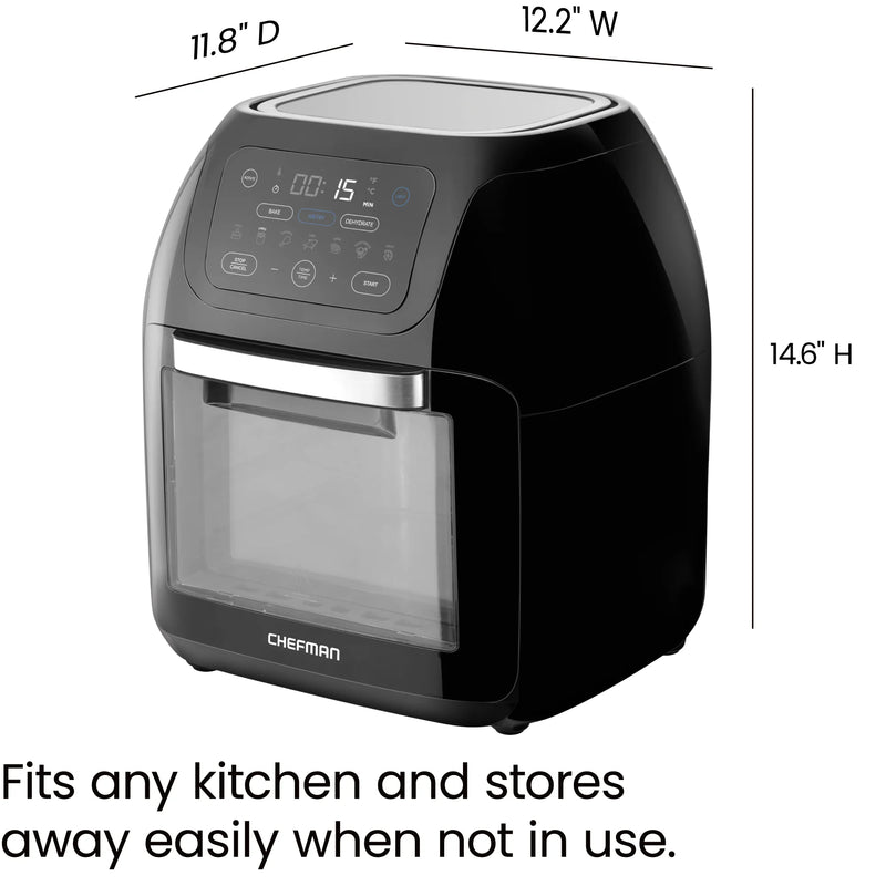 Chefman air fryer model number location