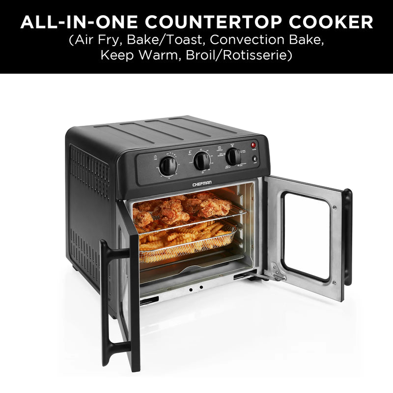 CHEFMAN French Door Air Fryer + Oven - 25 Qt.