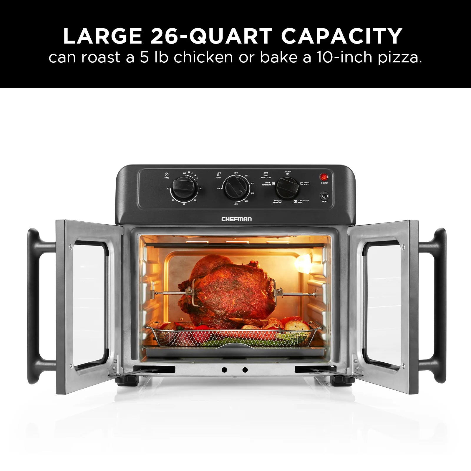 CHEFMAN French Door Air Fryer + Oven - 25 Qt. – ShopCGX