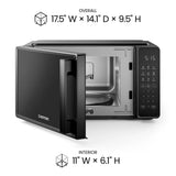 CHEFMAN Countertop Digital Microwave Oven - 0.7 Cu. Ft.