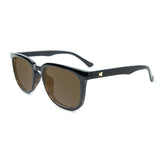 Knockaround Paso Robles Glossy Black Frame - Tortoise Shell Fade Lens - Polarized Sunglasses