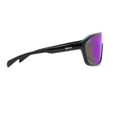 Calcutta Raptor Shiny Black Frames - Blue Mirror Lens - Polarized Sunglasses