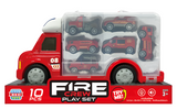 Code Red Toys 10-Piece Fire Crew Play Set