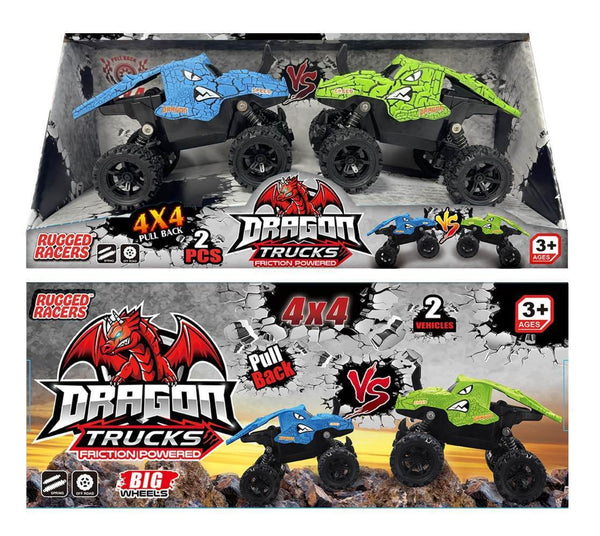 Rugged Racers Dragon Trucks Friction Powered Toy