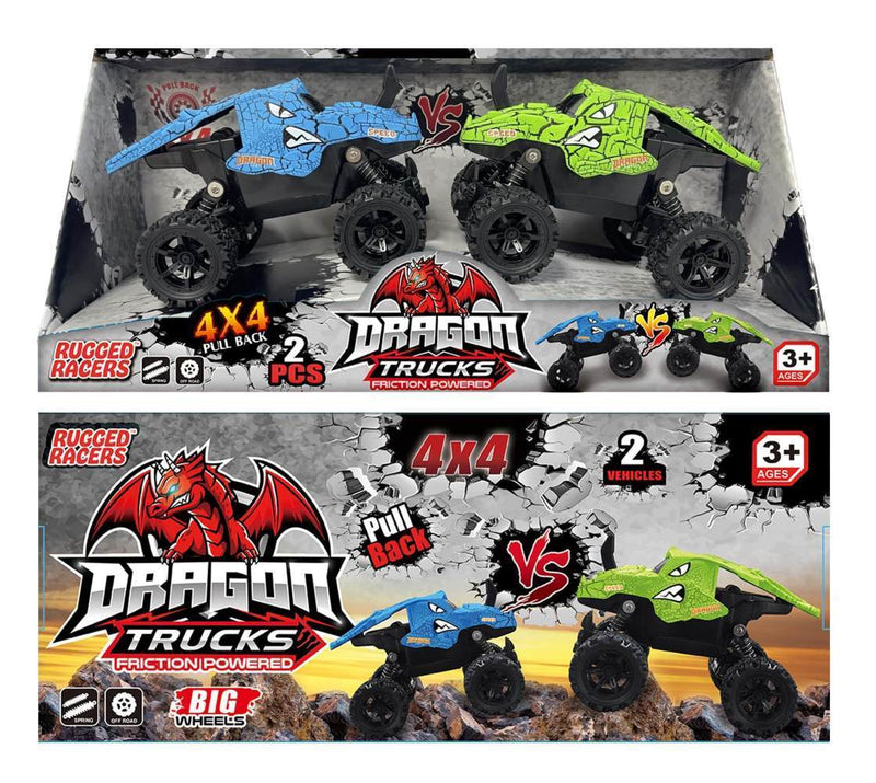 Rugged Racers Dragon Trucks Friction Powered Toy