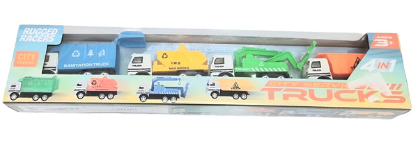 Rugged Racers City Service Trucks Toy