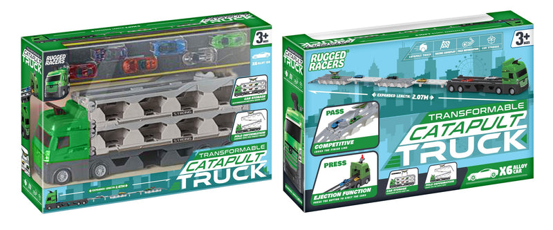 Rugged Racers Transformable Catapult Truck