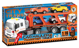 Rugged Racers 1:16 Car Hauler Truck Toy