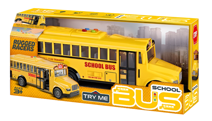 Rugged Racers Shool Bus Toy – ShopCGX