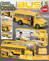 Rugged Racers Shool Bus Toy