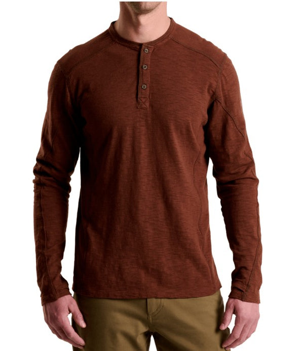 KÜHL Mens Rukus Henley Long Sleeve Shirt