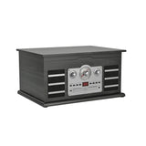 VICTOR Roxbury 8-In-1 Turntable Music Center with AudioStream
