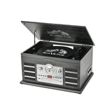 VICTOR Roxbury 8-In-1 Turntable Music Center with AudioStream