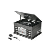 VICTOR Roxbury 8-In-1 Turntable Music Center with AudioStream