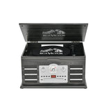 VICTOR Roxbury 8-In-1 Turntable Music Center with AudioStream
