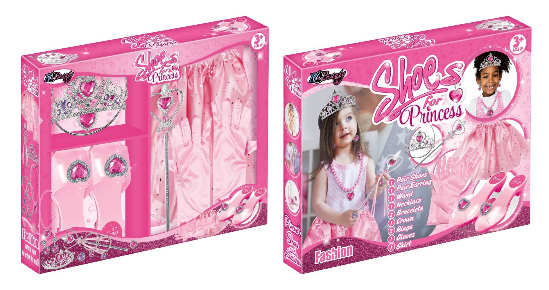 B&B Beauty Princess Deluxe Dress Up Costume Set