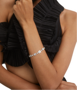 Nadri Radiant Cubic Zirconia Halo Line Bracelet