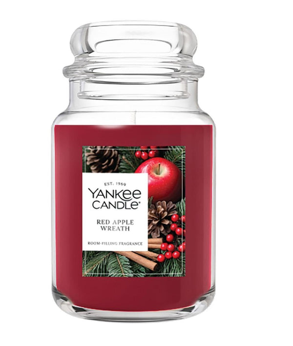 Yankee Candle Original Large Jar Candle - Red Apple Wreath