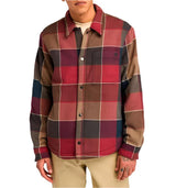 Timberland Mens High Pile Fleece Lined Plaid Overshirt